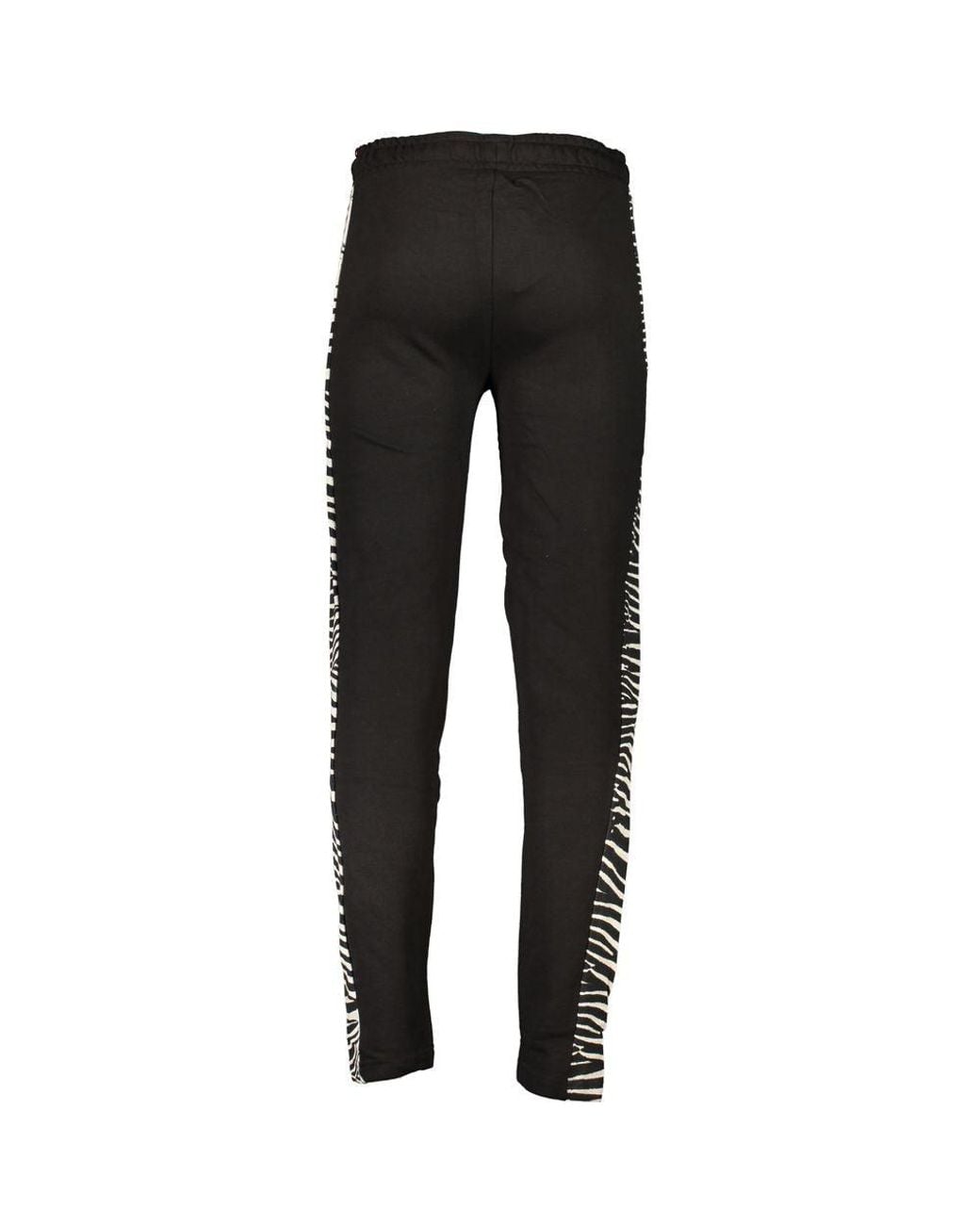 Roberto Cavalli Black Striped Casual Pants for men