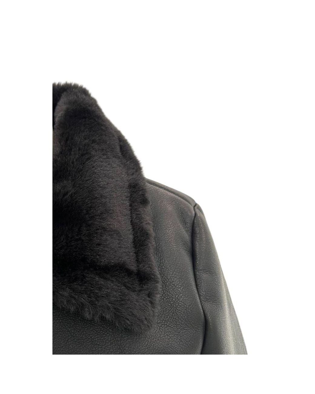 Baldinini Black Pu Jacket