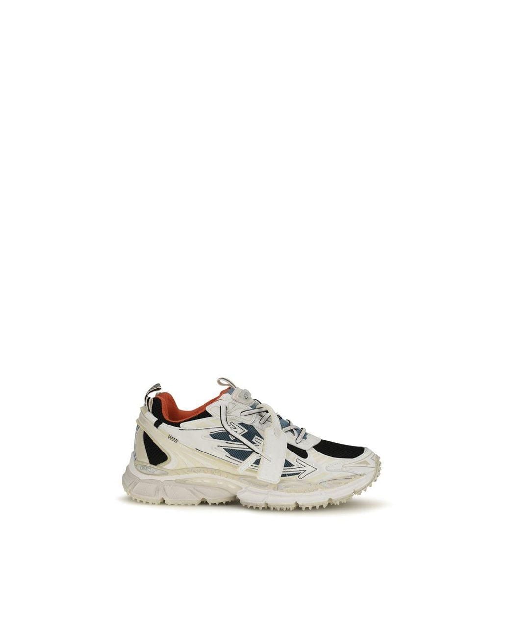 Off-White c/o Virgil Abloh White Fabric Athletic Sneakers for men