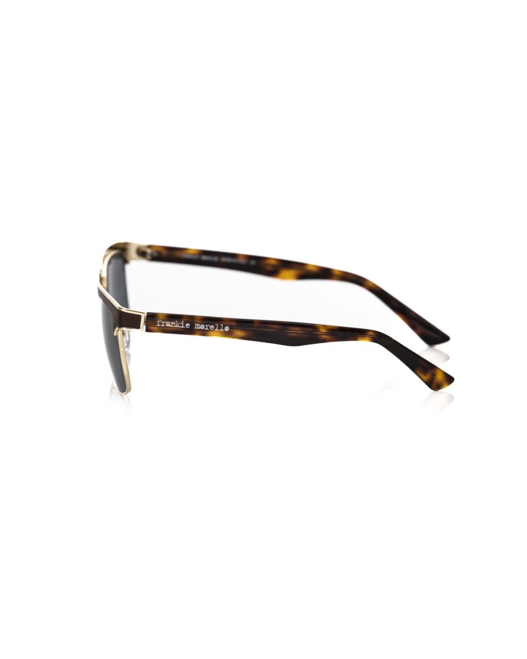 Frankie Morello Black Elegant Clubmaster Shaded Lens Sunglasses for men