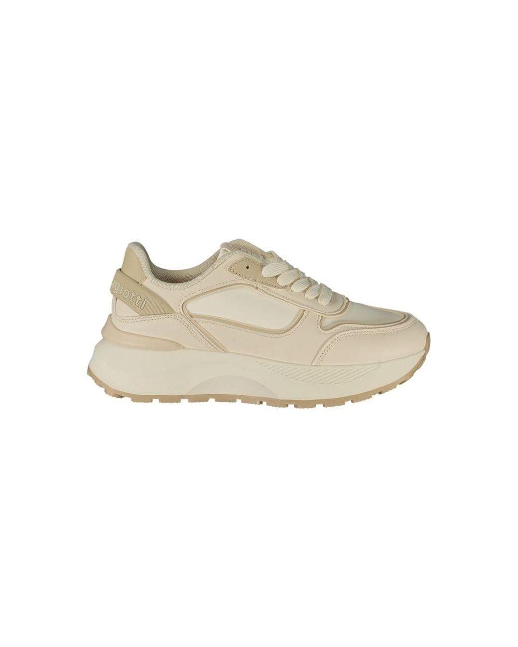 Laura Biagiotti Natural Bianco Polyurethane S Sneaker