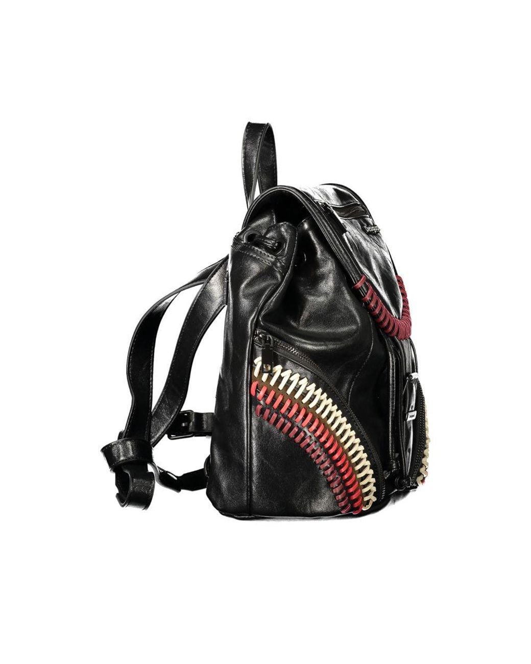 Desigual Black Polyurethane 's Backpack