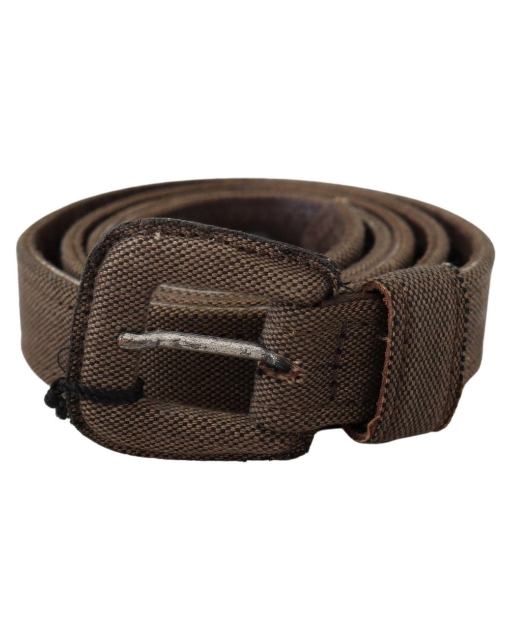 CoSTUME NATIONAL Black Elegant Leather Waist Belt for men