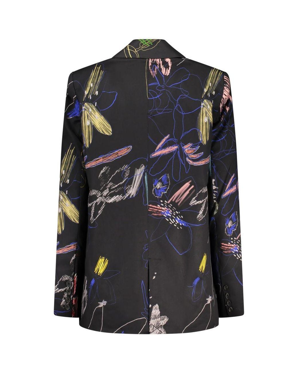 Desigual Black Cotton Blazer