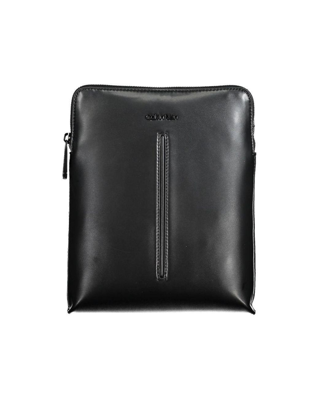 Calvin Klein Black Polyester Shoulder Bag for men