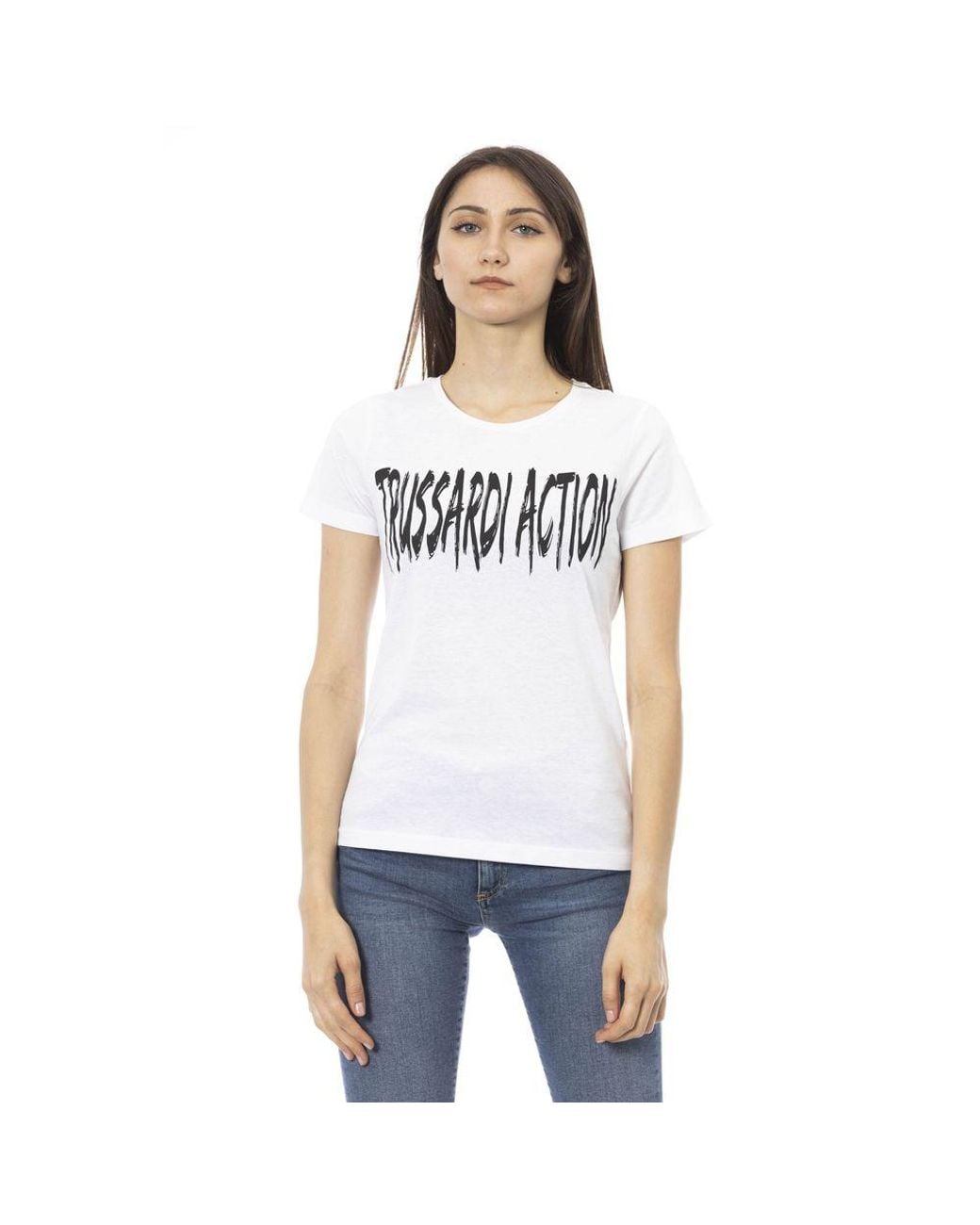 TRUSSARDI ACTION White Cotton T