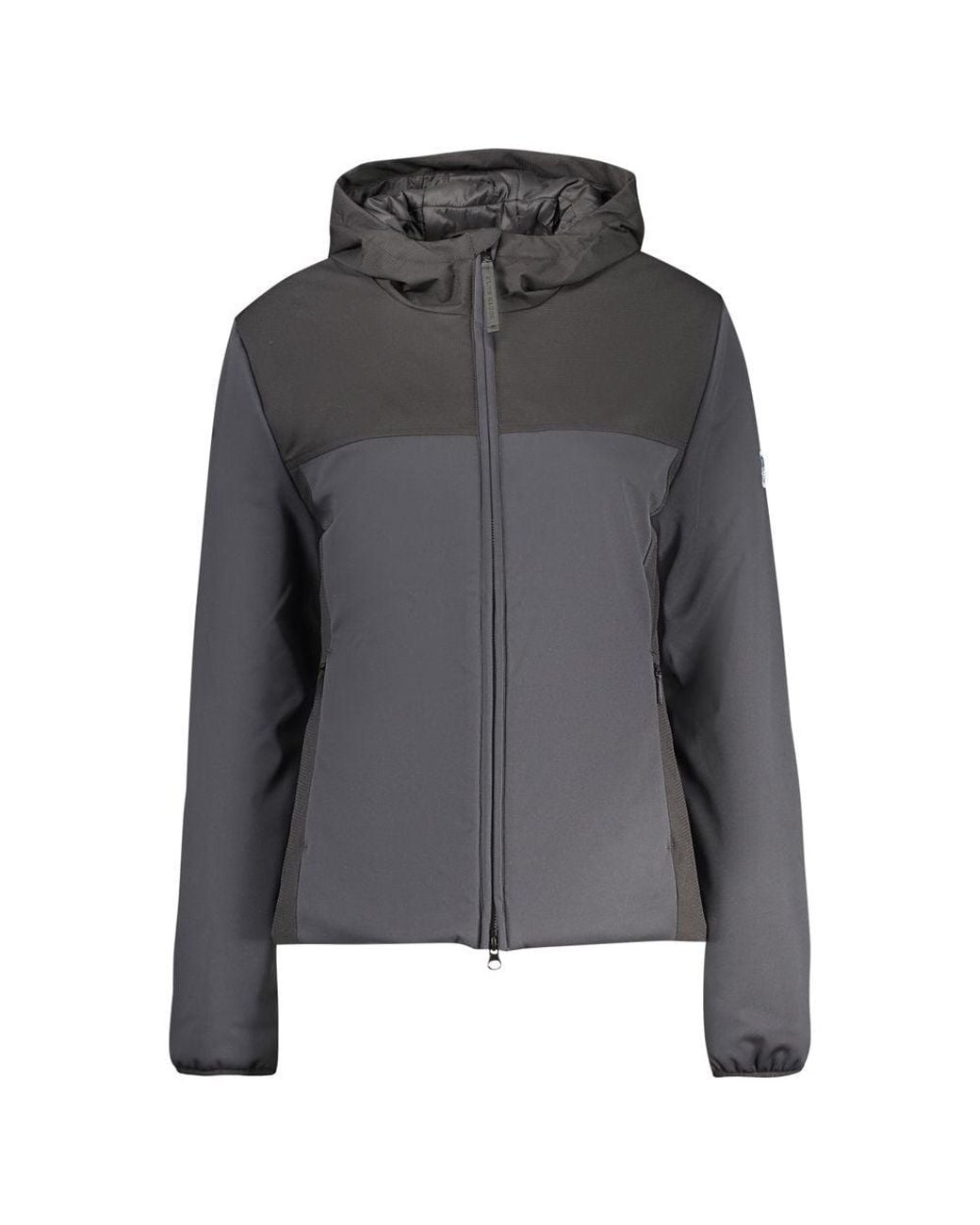 North Sails Gray Black Polyester Jacket