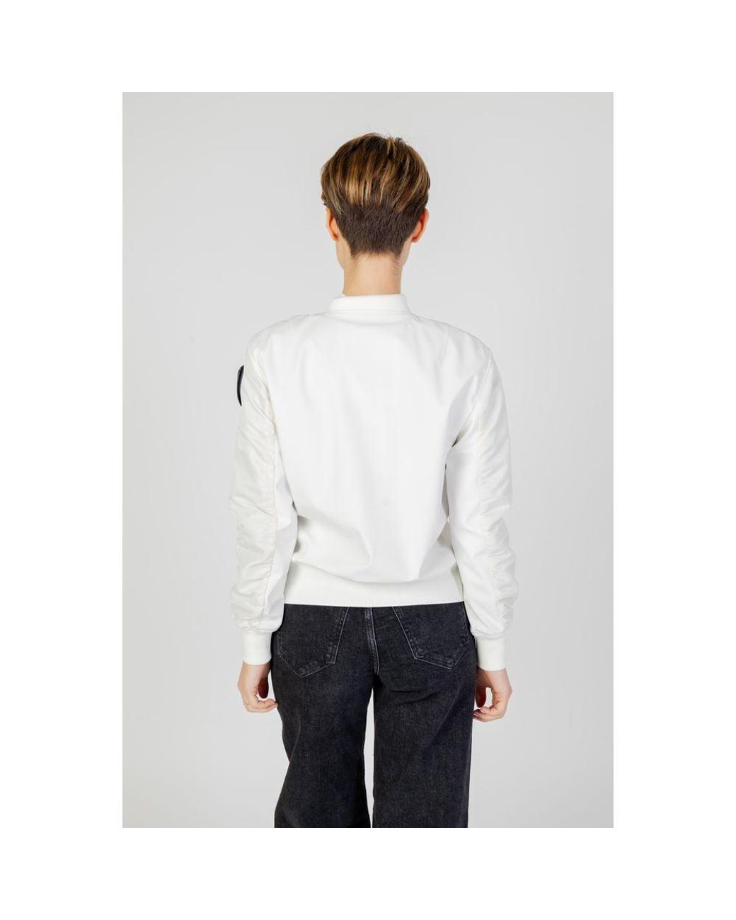Blauer White Polyamide Jackets & Coat