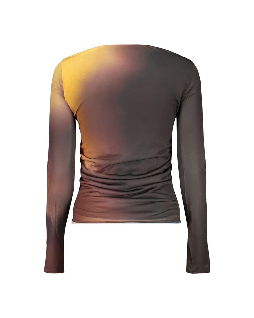 Desigual Gray Nero Polyester T-Shirt