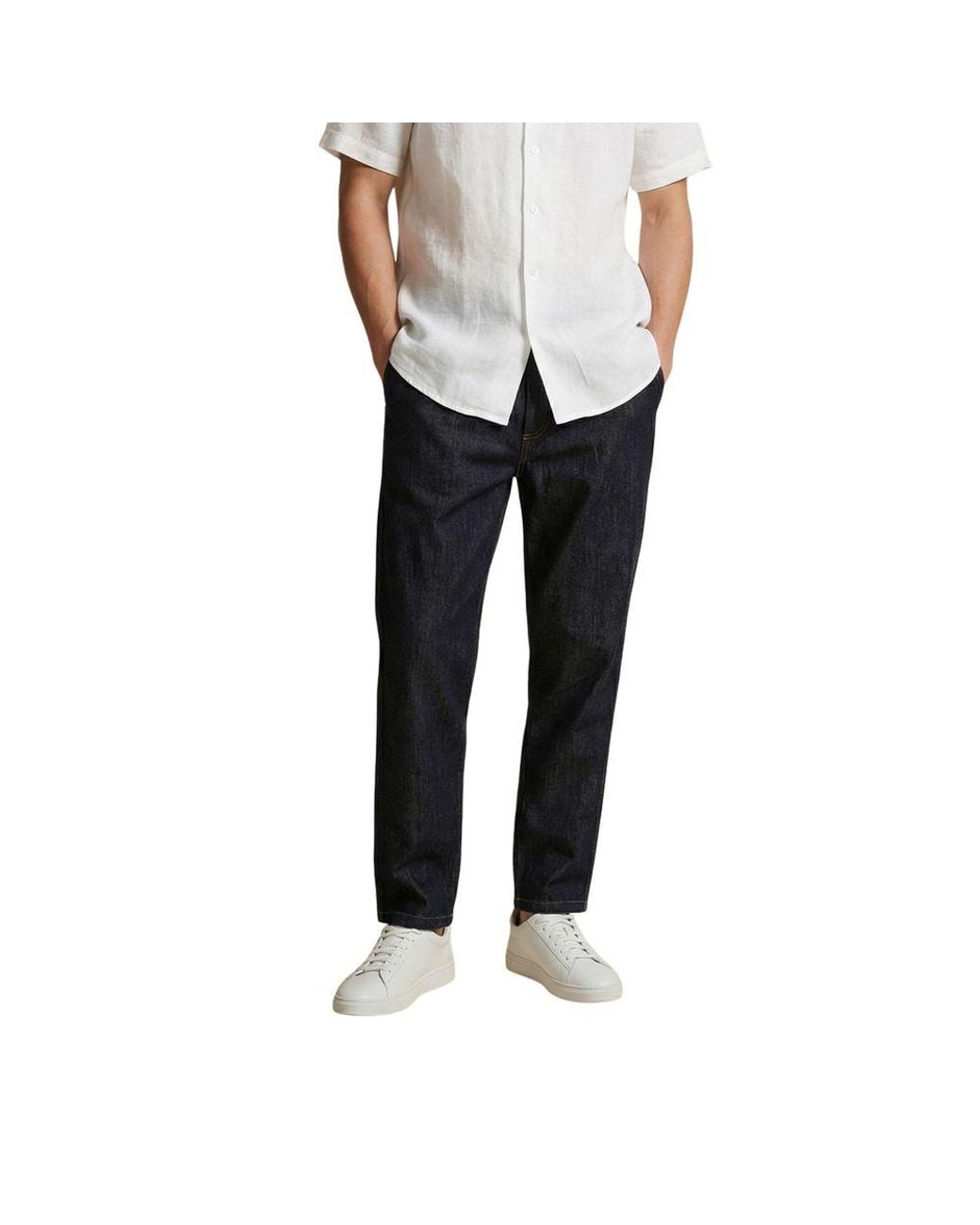 Gianni Lupo Black Cotton Casual Pants for men