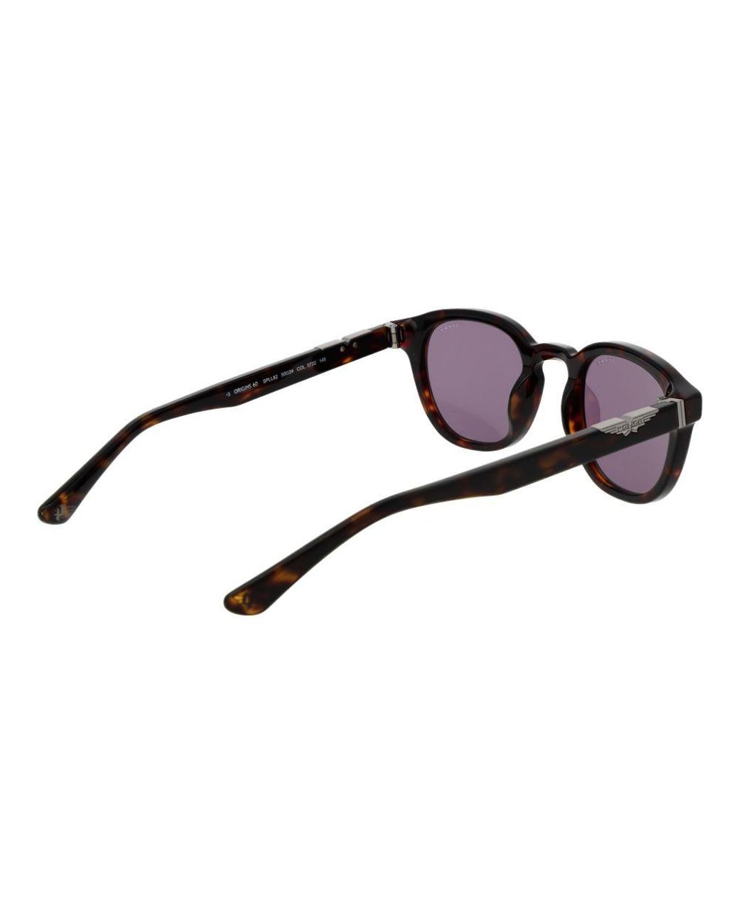Police Brown Cellulose Acetate Sunglasses for men