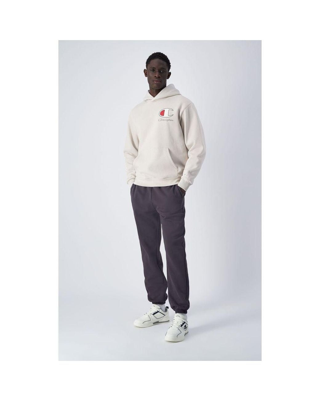 Champion Blue Cotton Joggers (Workout Pants) for men