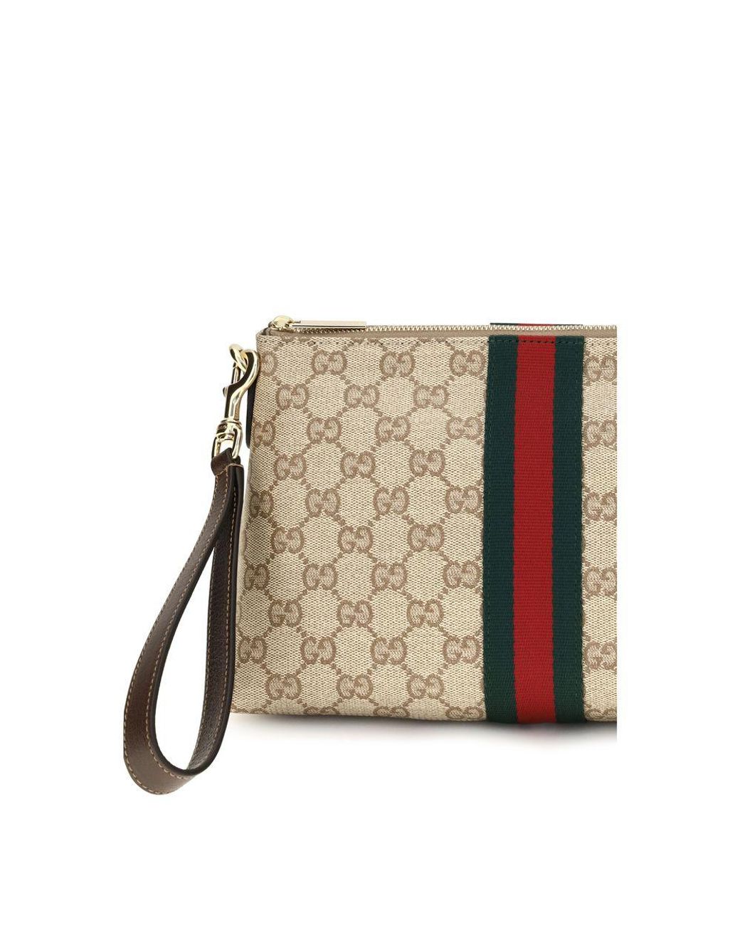 Gucci Natural Beige Fabric Shoulder Bag for men