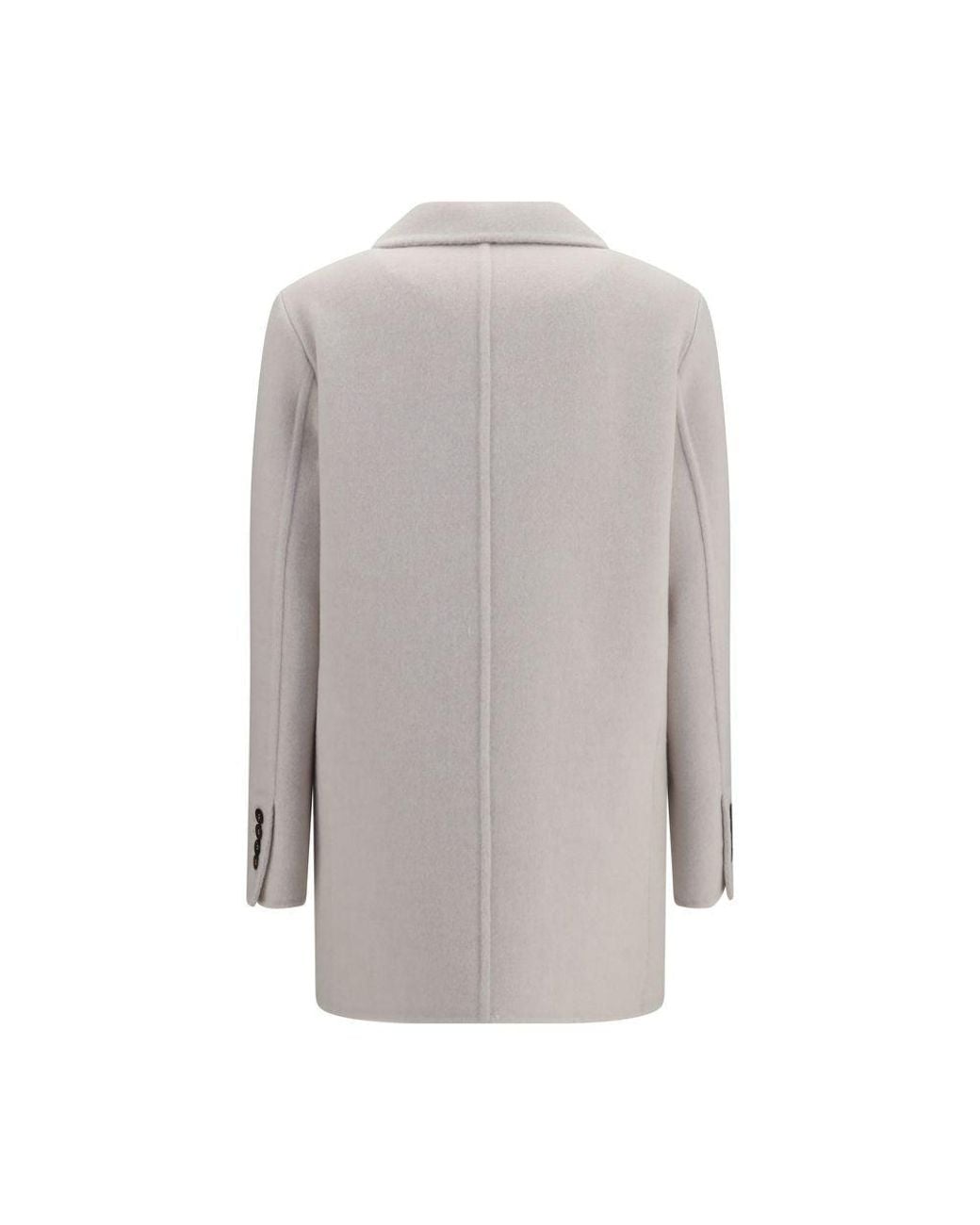 Brunello Cucinelli Gray White Wool Oves Aries Full