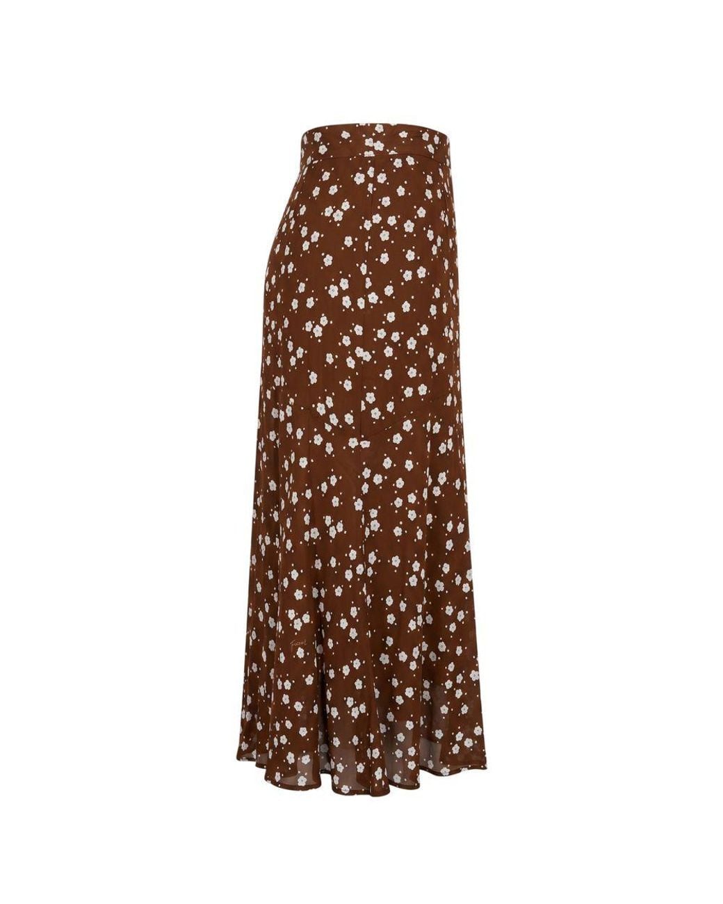 Trussardi Brown Viscose Skirt