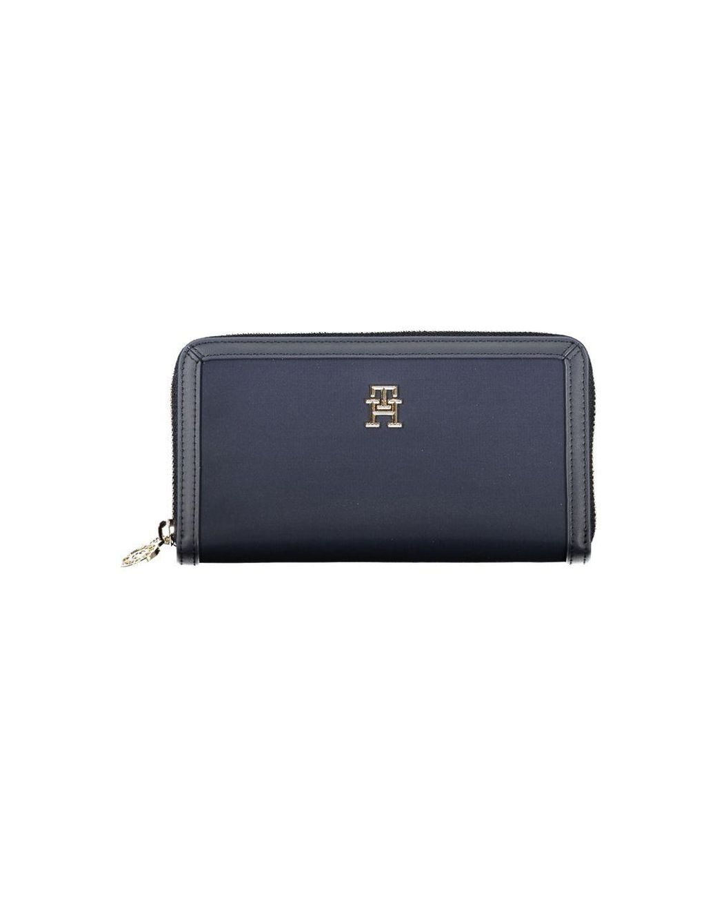 Tommy Hilfiger Blue Chic Sustainable Wallet With Secure Zip