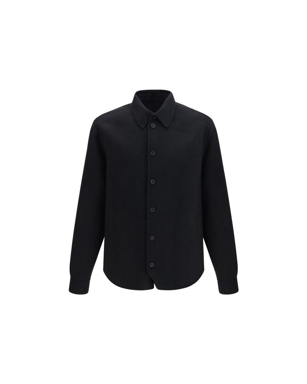 Fendi Blue Black Wool Oves Aries Jacket for men