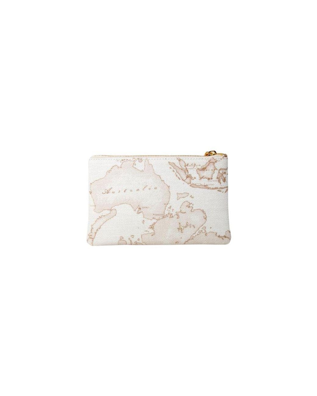 Alviero Martini 1A Classe White Cotton Clutch Bag