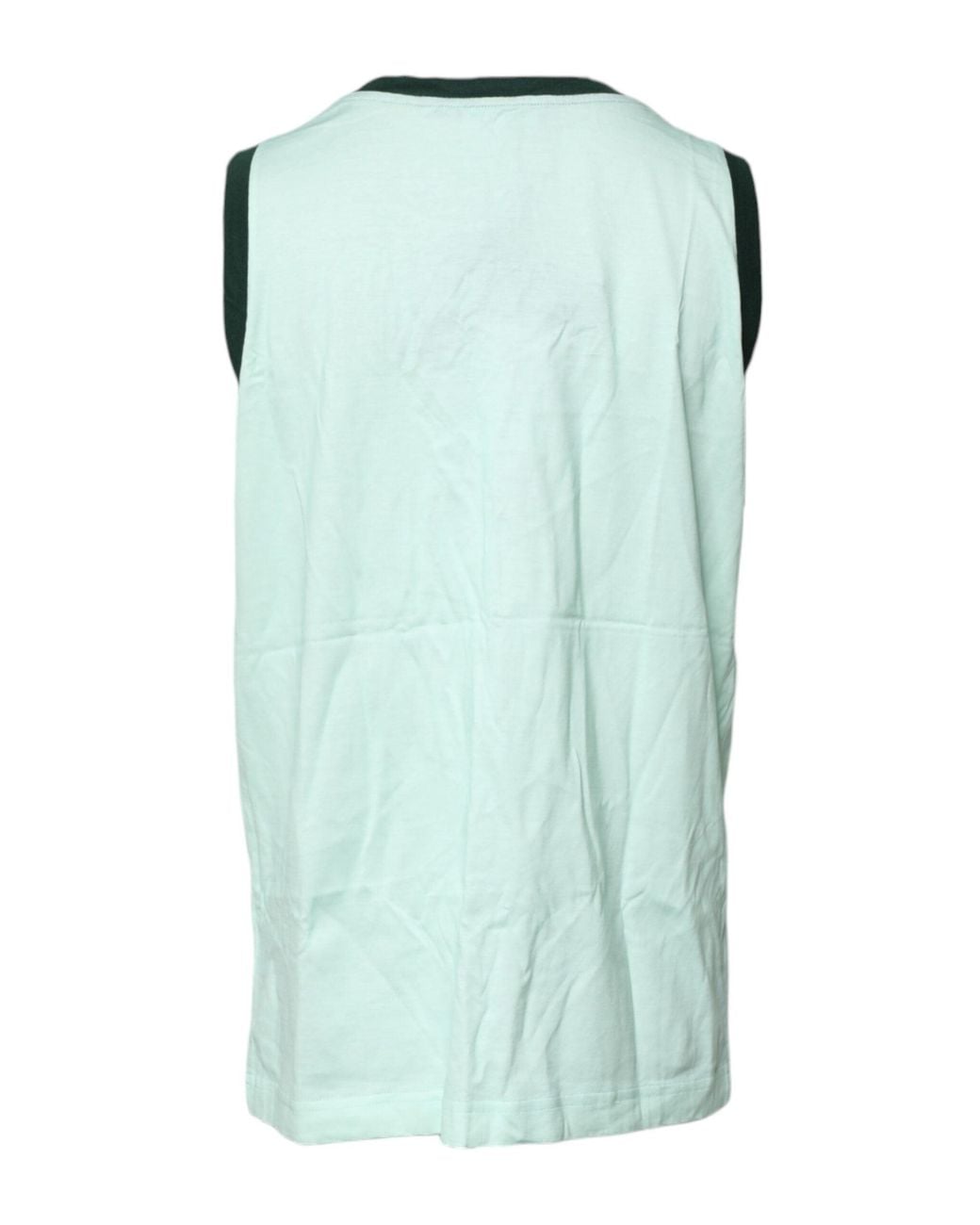 Dolce & Gabbana Blue Light Green Graphic Print Sleeveless Tank T for men