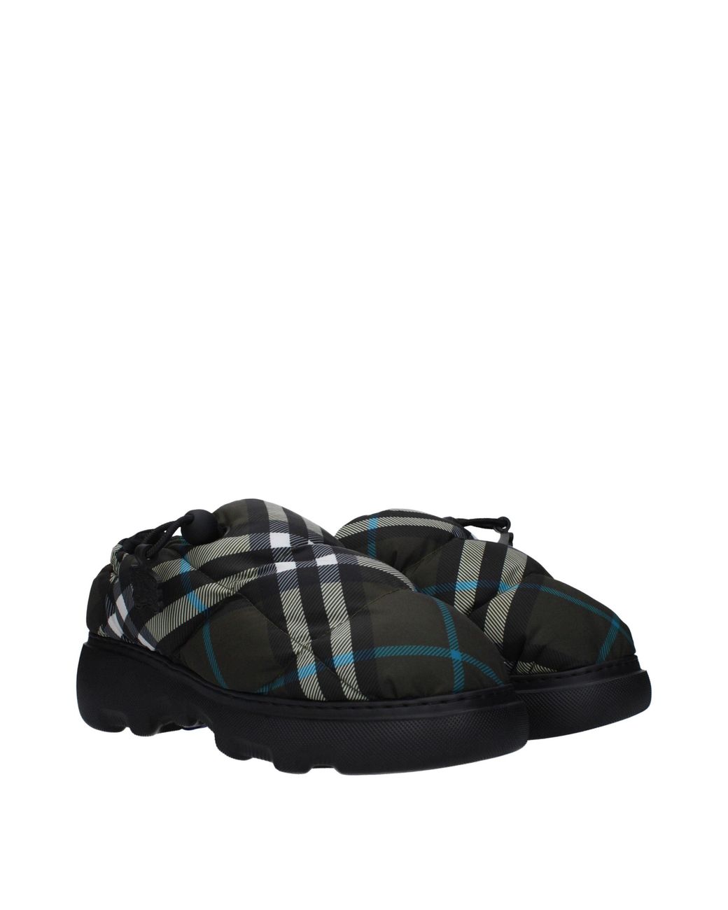 Burberry Black Green Fabric Slip for men