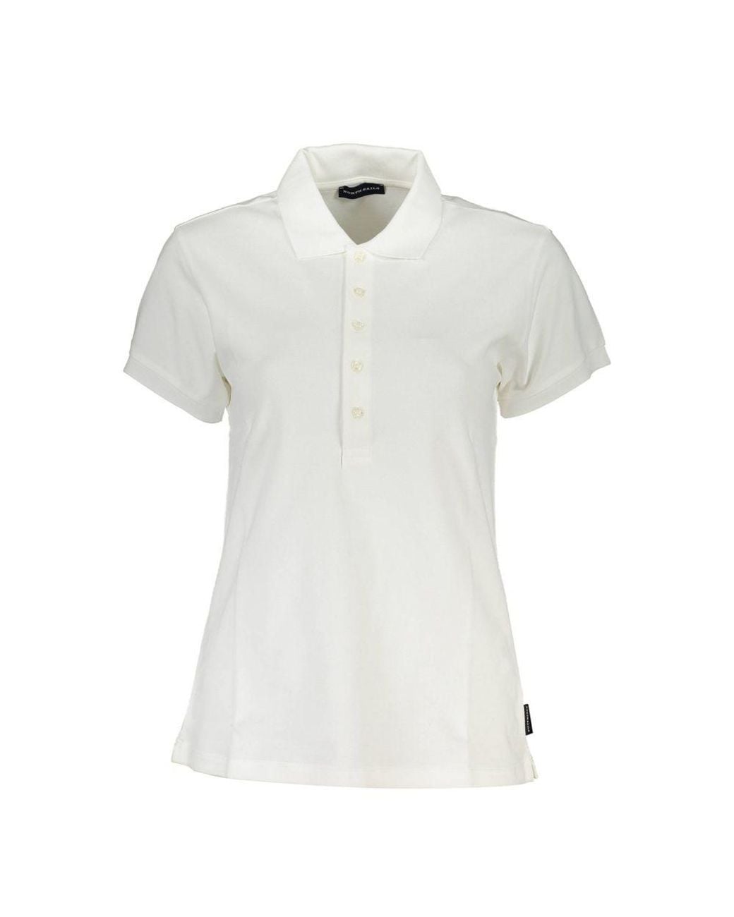 North Sails White Cotton Polo Shirt