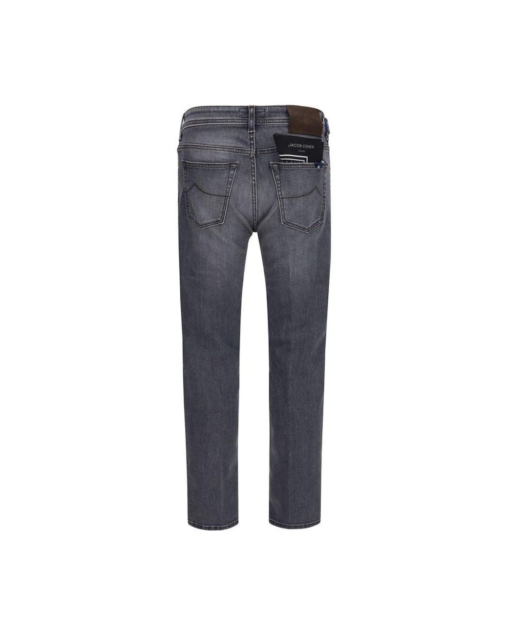 Jacob Cohen Blue Gray Cotton Straight for men