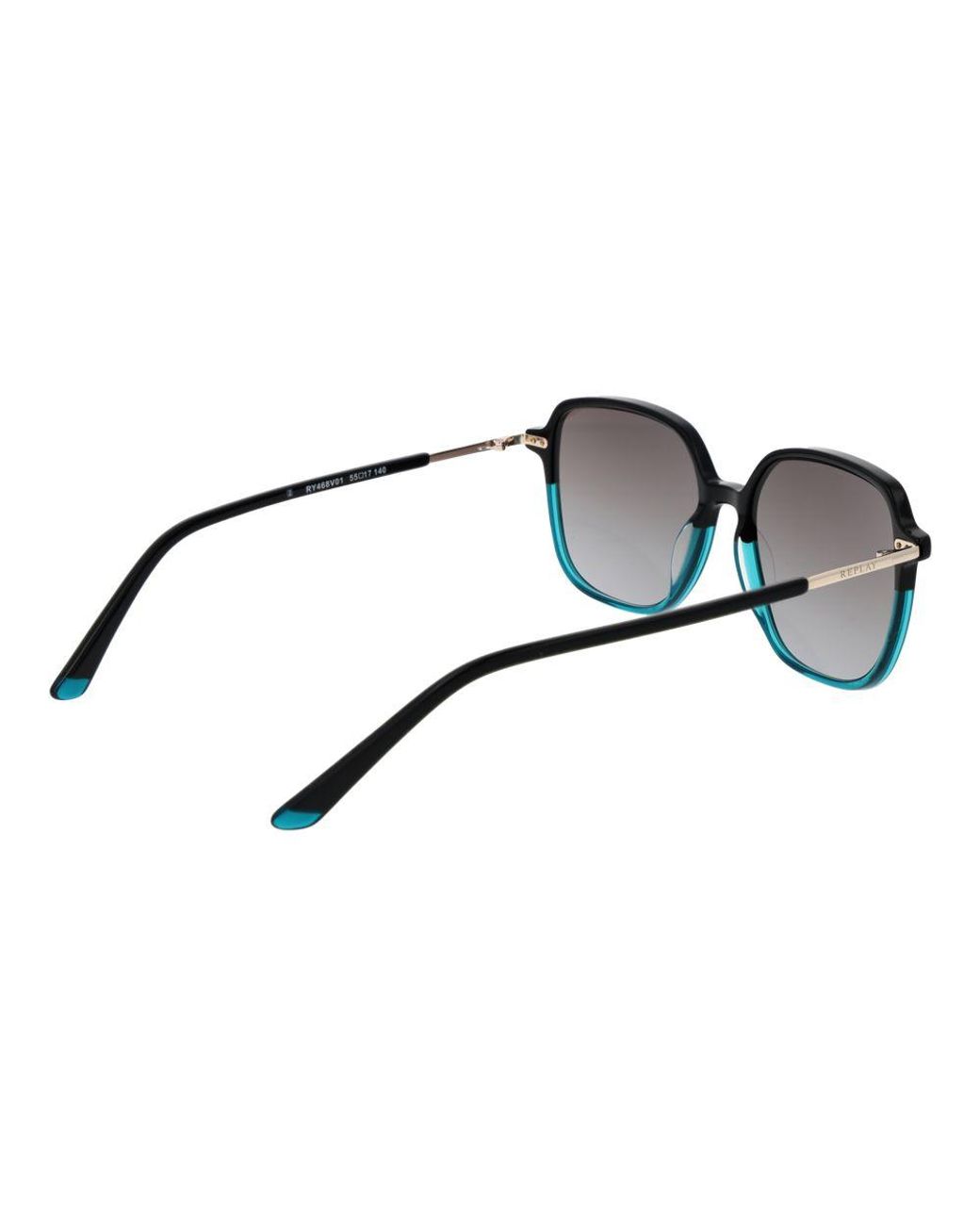 Replay Black Plastic Sunglasses