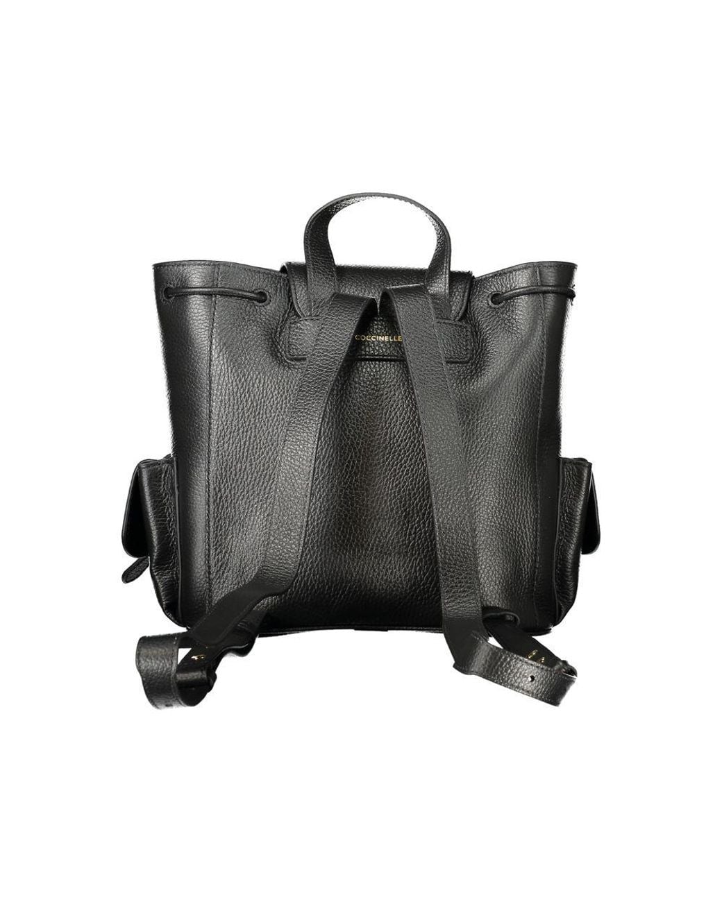 Coccinelle Black Nero Leather 's Backpack