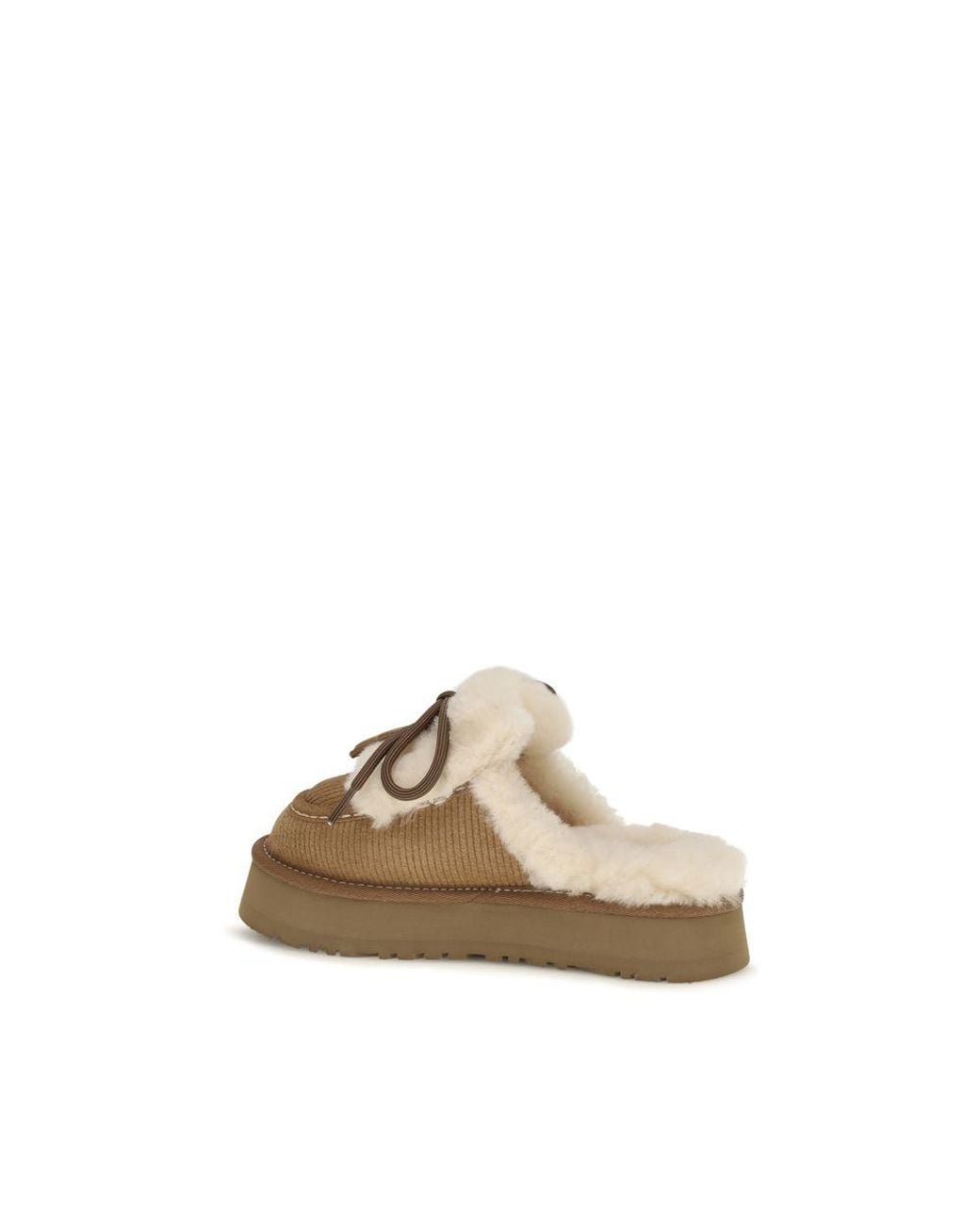 Ugg Natural Brown Suede Leather Slippers