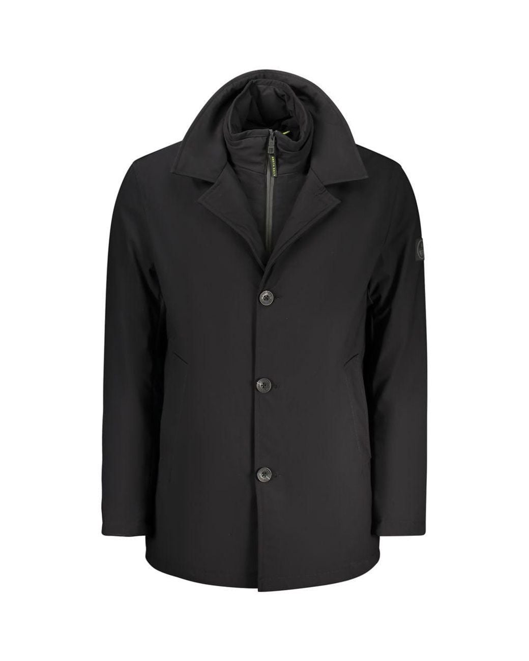 North Sails Black Polyester Men's Jacket for men