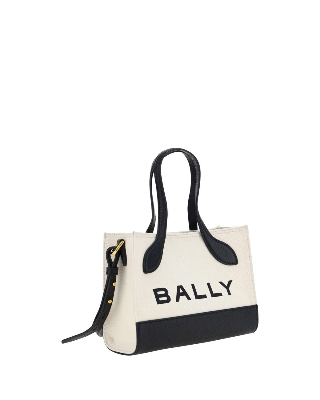 Bally White And Leather Mini Handbag