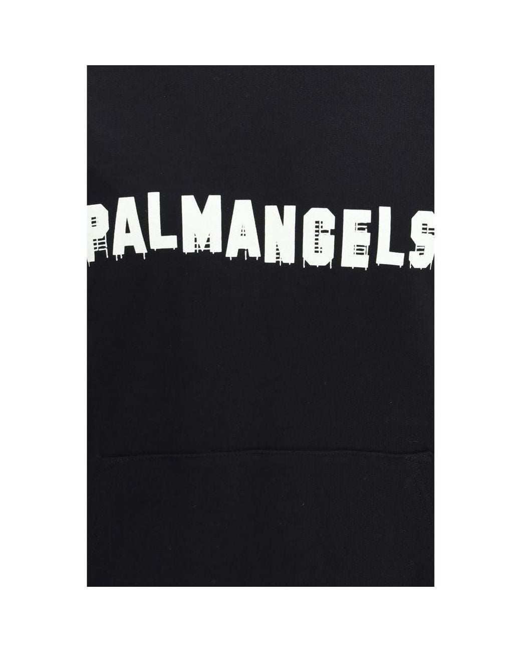 Palm Angels Black Cotton Sweatshirt for men