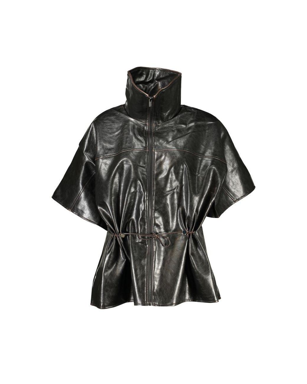 Desigual Black Polyurethane Sweater