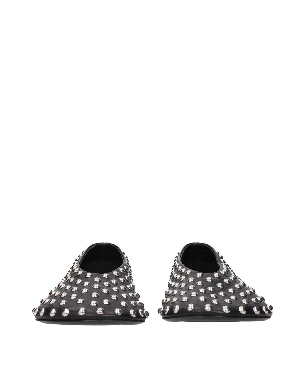 Jil Sander Black Leather Ballet Flats