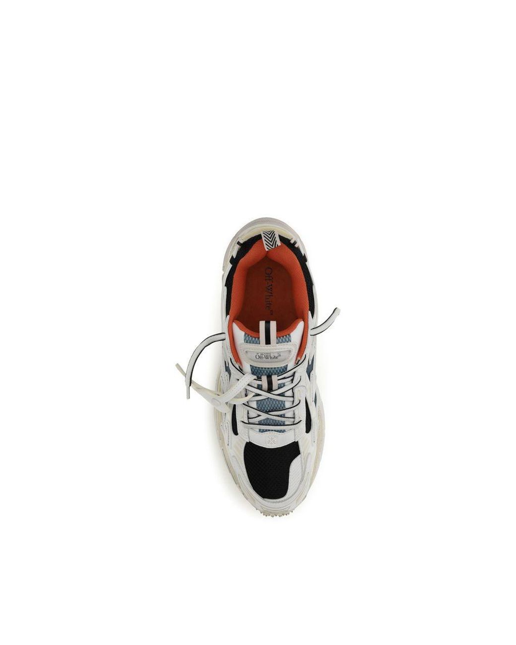 Off-White c/o Virgil Abloh White Fabric Athletic Sneakers for men