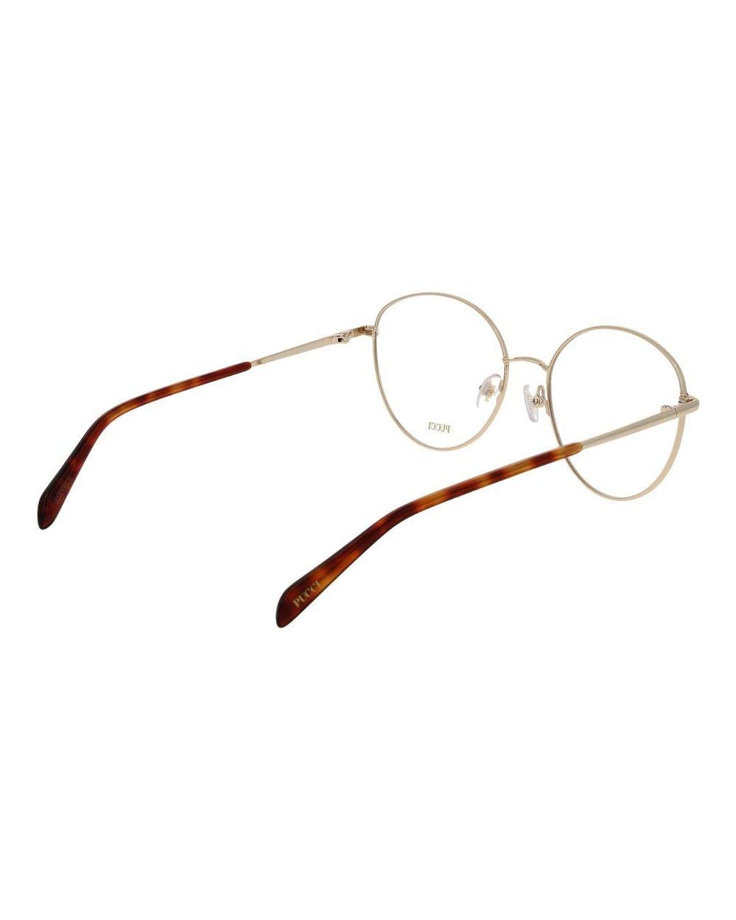 Emilio Pucci Metallic Metal Glasses (Frames)