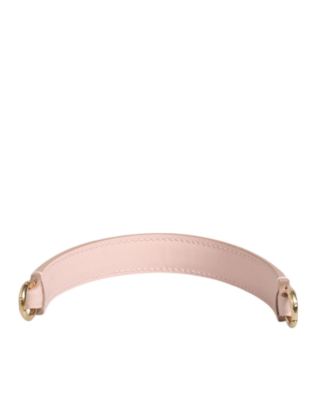 Dolce & Gabbana Pink Leather Tone Big Bag Handle Shoulder Strap