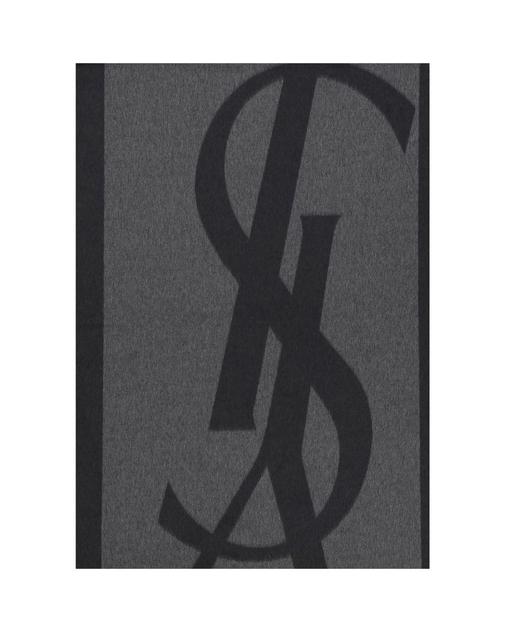 Saint Laurent Gray Silk Scarf for men