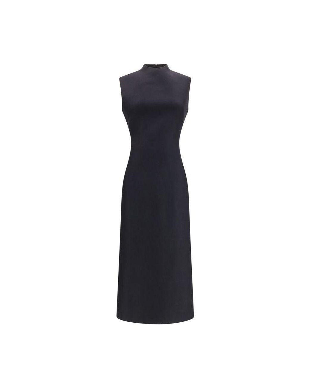 Maison Margiela Blue Black Wool Oves Aries Casual Dress