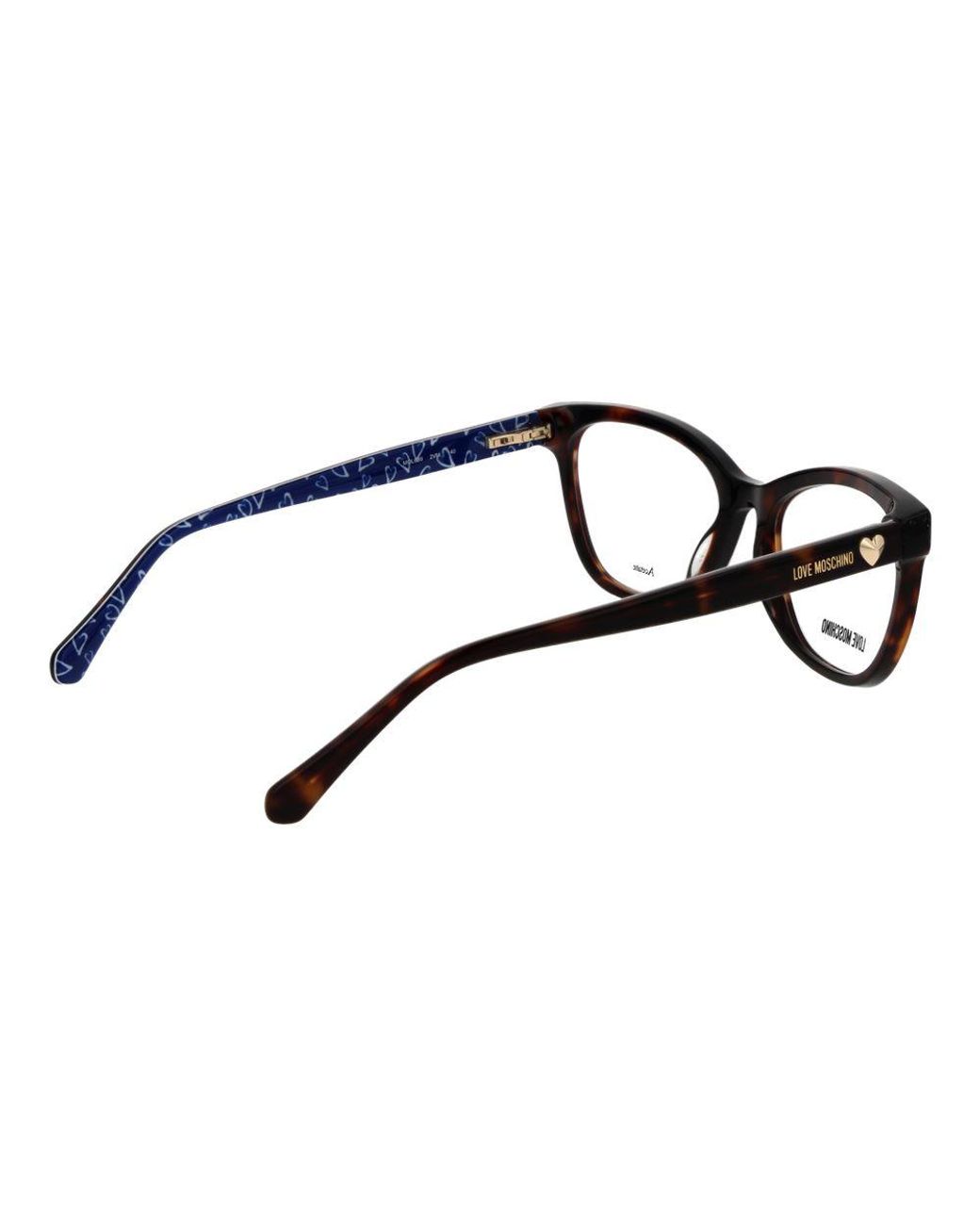 Love Moschino Black Brown Acetate Glasses (frames)