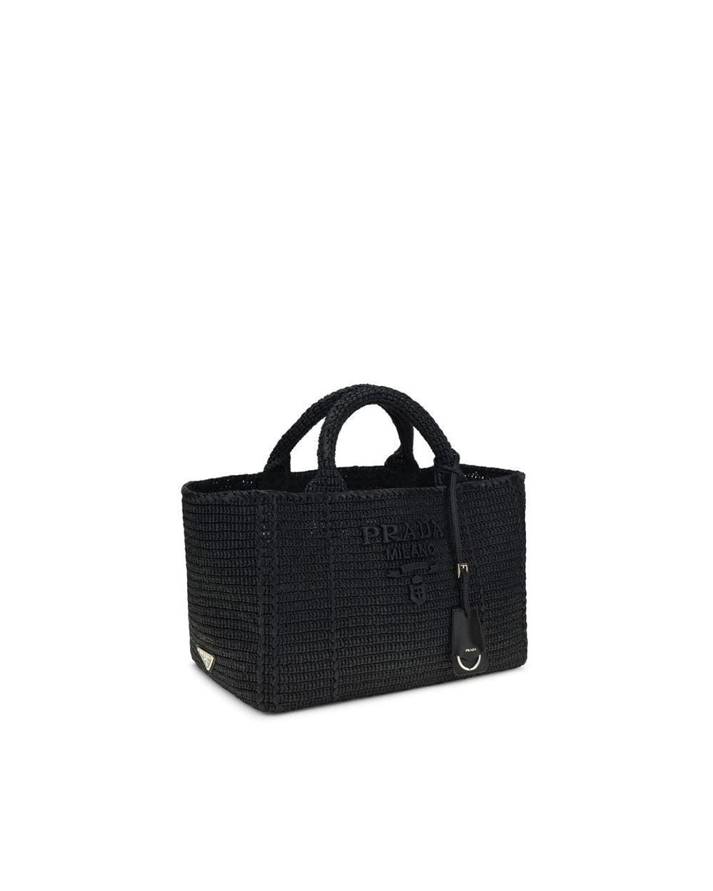 Prada Black Viscose Handbag