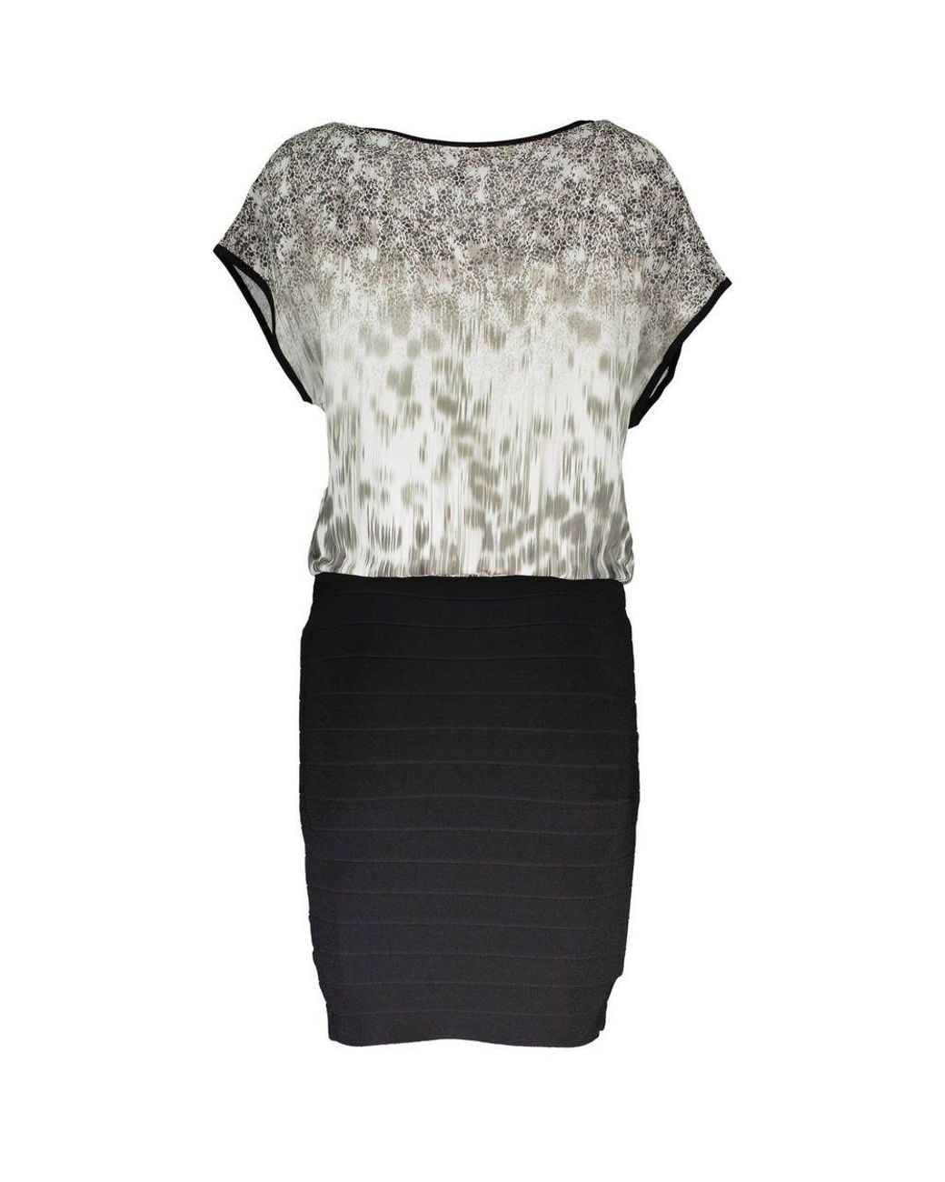 Guess Gray Multicolor Elastane Dress for men