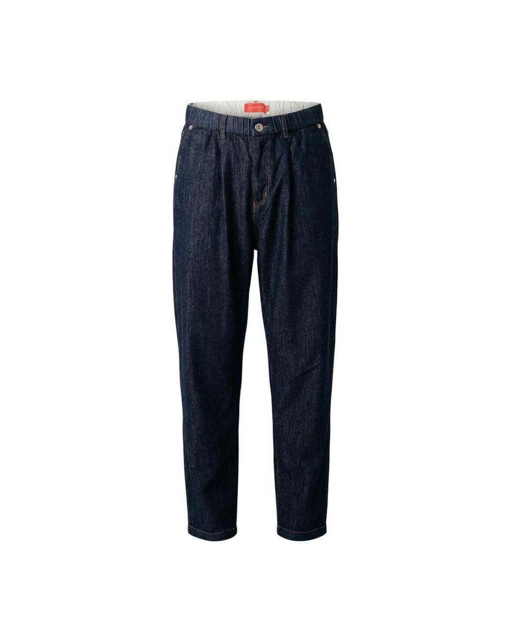 Gianni Lupo Black Cotton Casual Pants for men