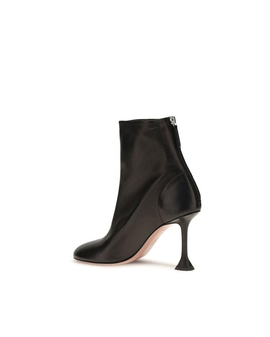 AMINA MUADDI Black Iris Nappa Booties