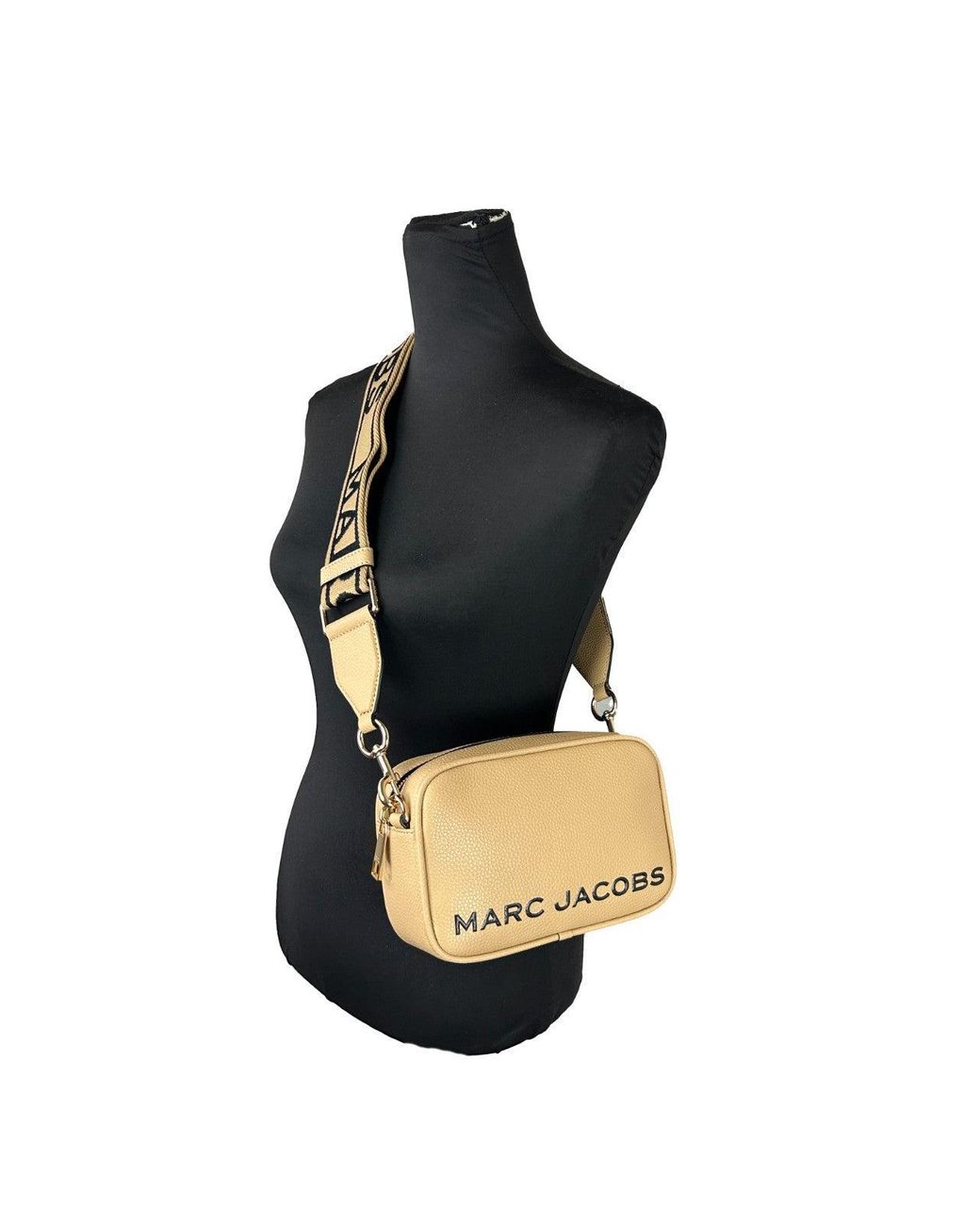 Marc Jacobs Black Flash Leather Camera Crossbody Bag
