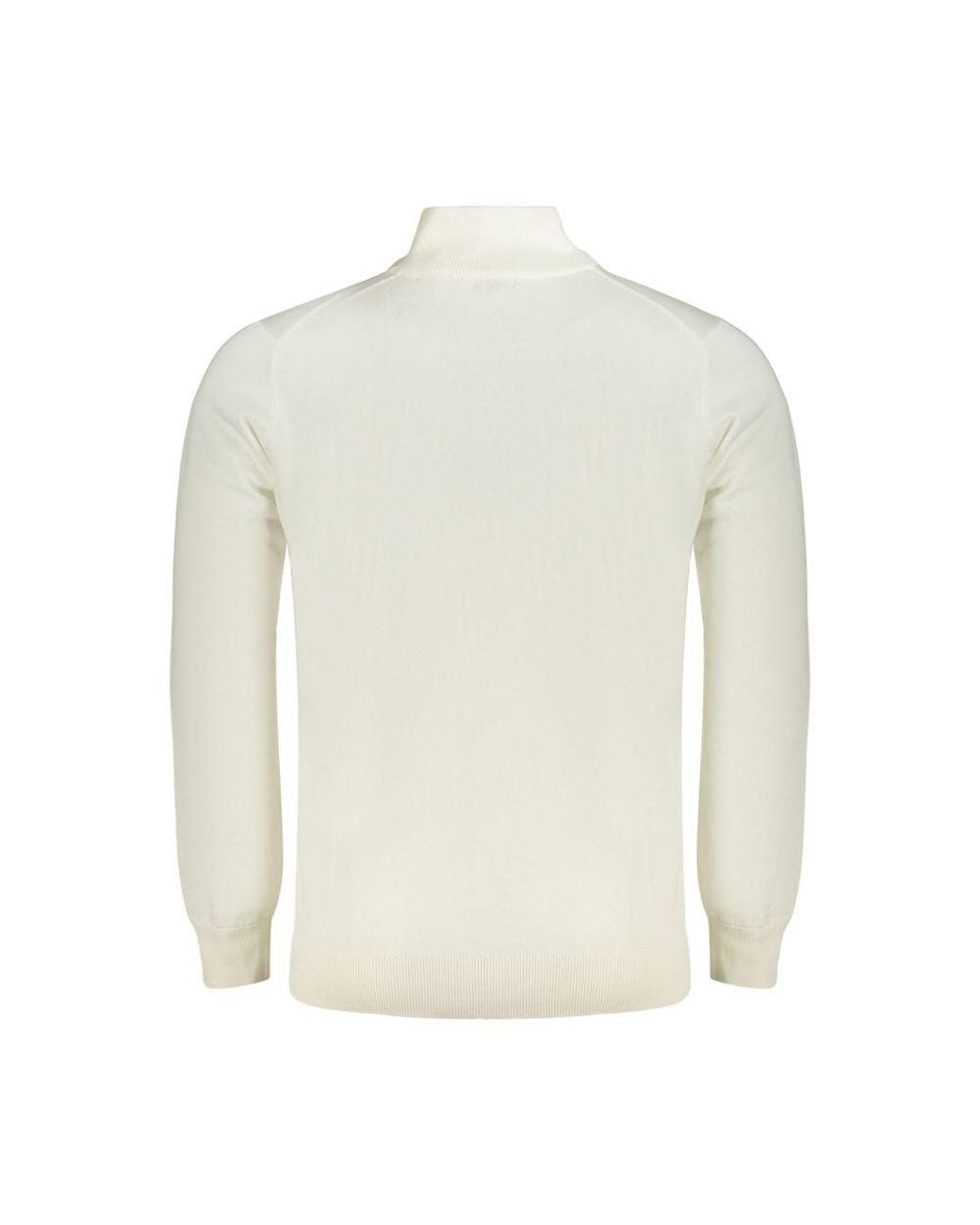 Norway 1963 White Cotton Men's Sweater for men