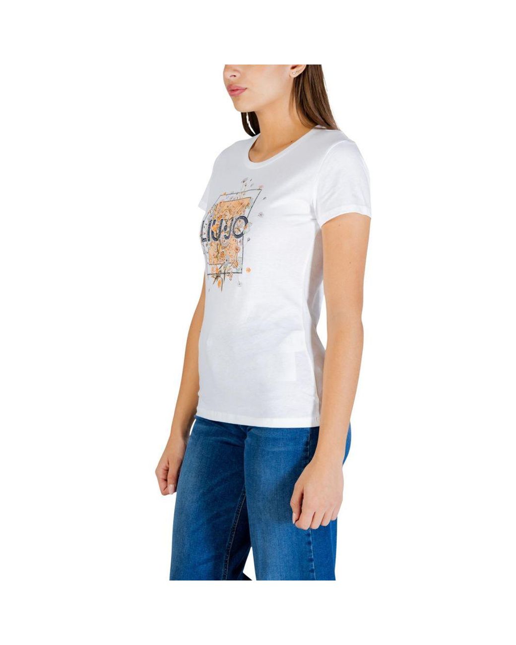Liu Jo Blue Cotton T-Shirt