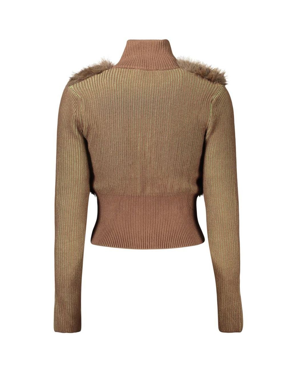 Desigual Brown Viscose Sweater