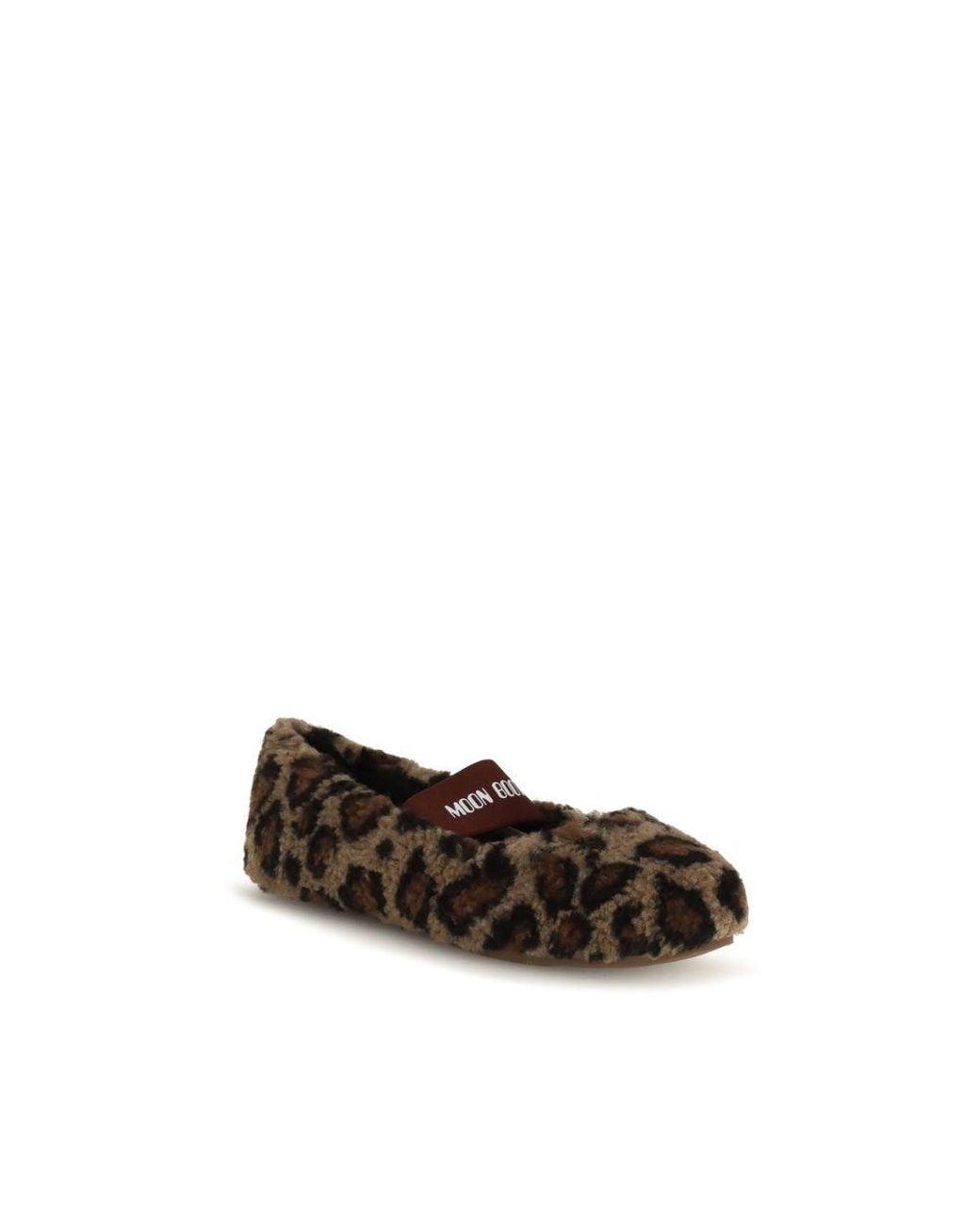 Moon Boot Multicolor Brown Polyester Ballet Flats