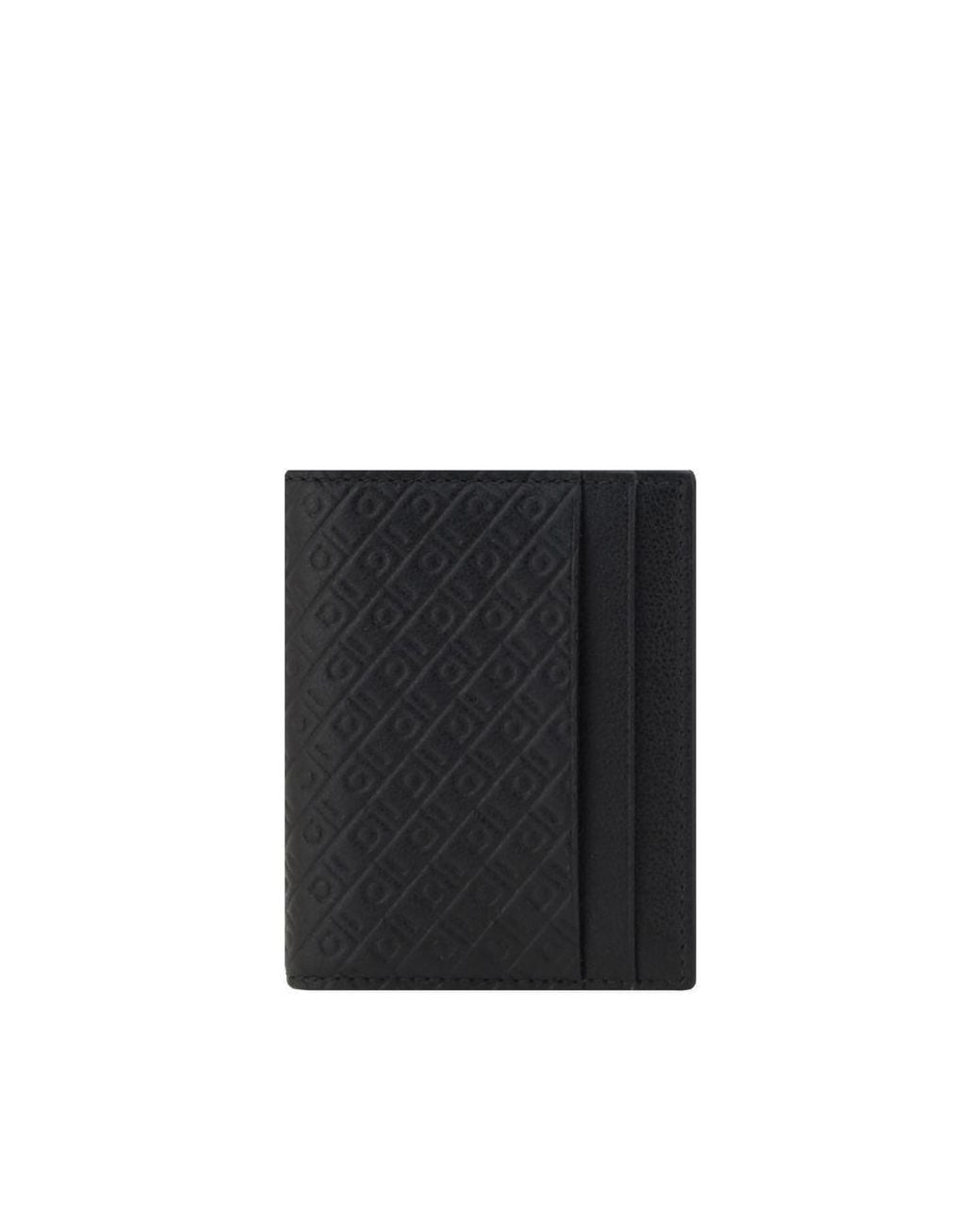 Ferragamo Black Billfold Card Holder for men